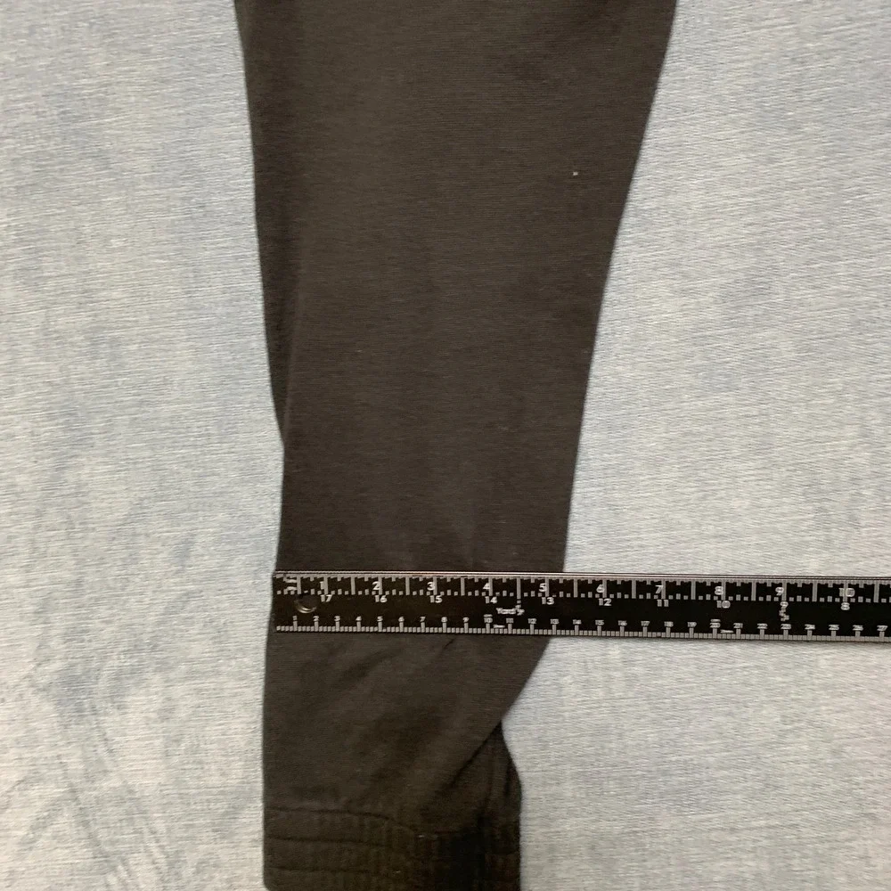 Hollister Joggers Sweatpants Mens Medium Black Tapered Drawstring Logo Athletic